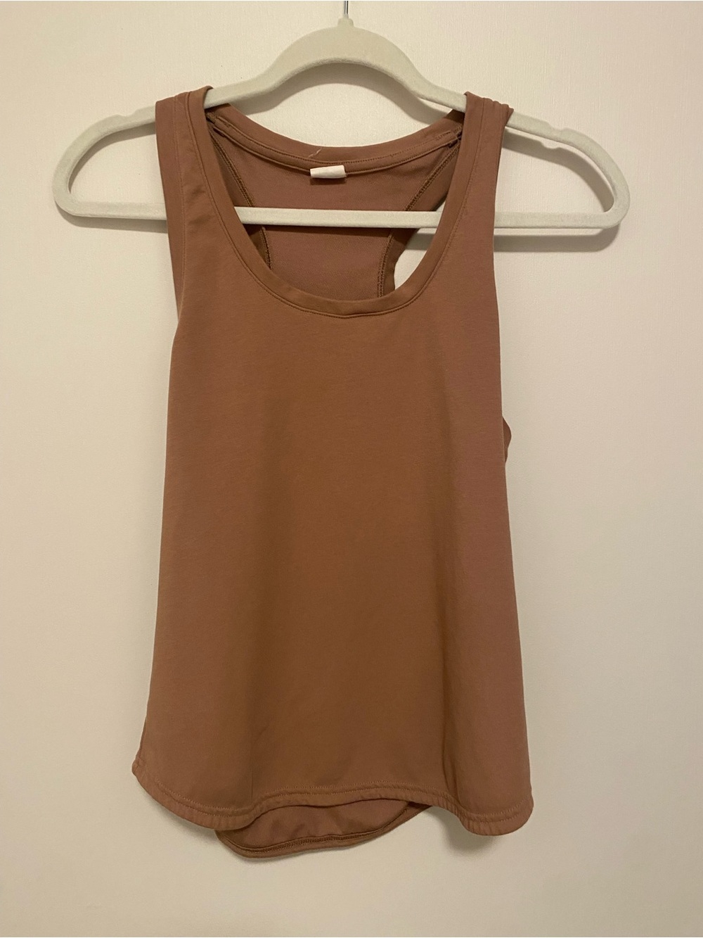 BYLT Tank Top Brown Racerback Small